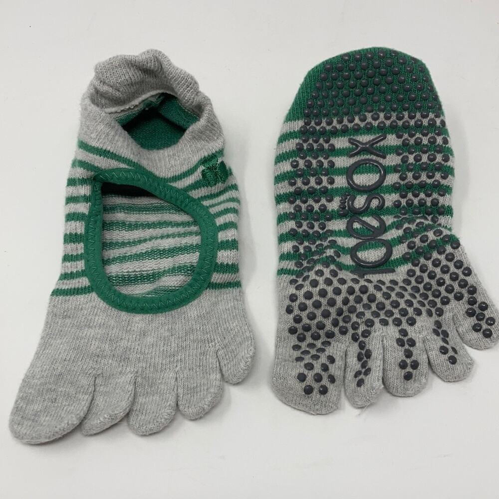 Toesox Club Pilates Full Toe Ballerina Shamrock S
